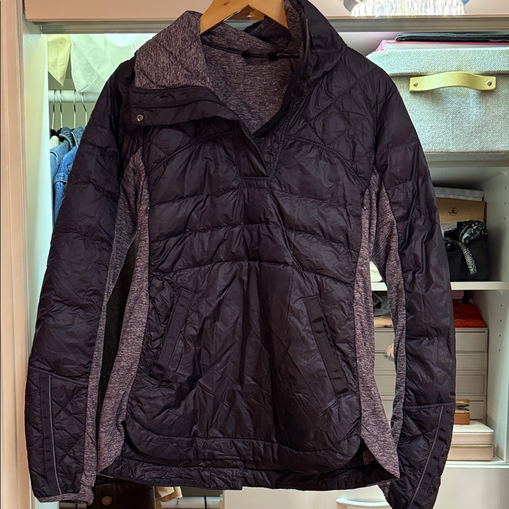 Lululemon  Deep Purple and Gray Puffer Jacket